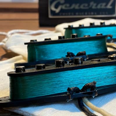 General Vintage Tone  1963 Pickups NOS for Stratocaster Stevies Scatter wound Old Corona wire NOS , image 9