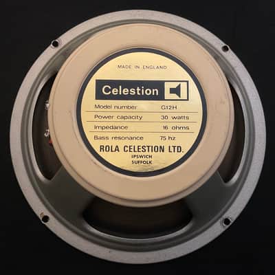 1974 Celestion T1217 G12H Creamback 16 ohm Pulsonic 12" Speakers image 3