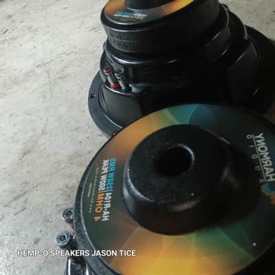 SUBWOOFERS 10" PAIR HARMONY AUDIO HA-R104 TWO FOR THE PRICE OF 1! RUBBER SURROUNDS 1 PIECE CONE image 8