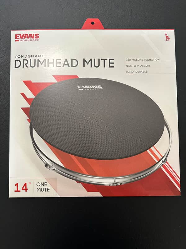 Evans SO-14 SoundOff Drum Mute - 14" 2004 - 2020 - Black image 1