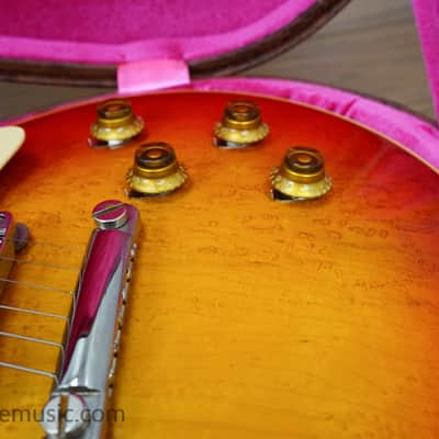 Gibson Custom Shop M2M Birdseye ’59 Les Paul Standard Reissue - Washed Cherry Sunburst image 20