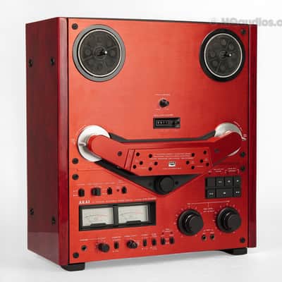 Akai GX-635D Reel-to-Reel Tape Deck Custom Red - Restored - 1 Year Warranty image 7