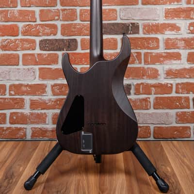 ESP Signature Series Jon Donais Flamed Maple Top See Thru Black Satin 2008 w/OHSC image 7