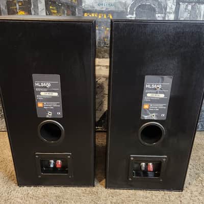 JBL JBL HLS 610 ivintage  two-way bookshelf loudspeakers 90s  - Black image 6