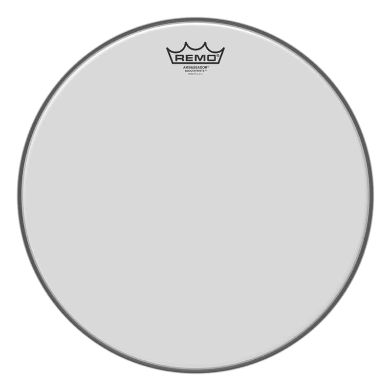 REMO BA-0215-00 Ambassador Smooth White Drumhead 15" image 1
