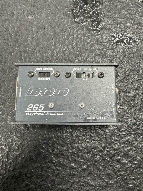 DOD 265 stagehand direct box 1990's - Gray image 1