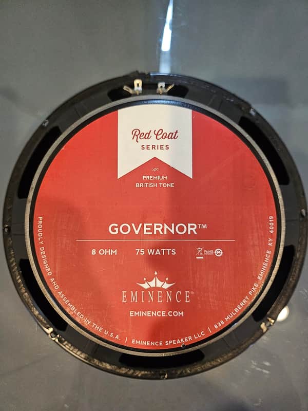 Eminence The Governor 75w 12" 8 Ohm Replacement Speaker