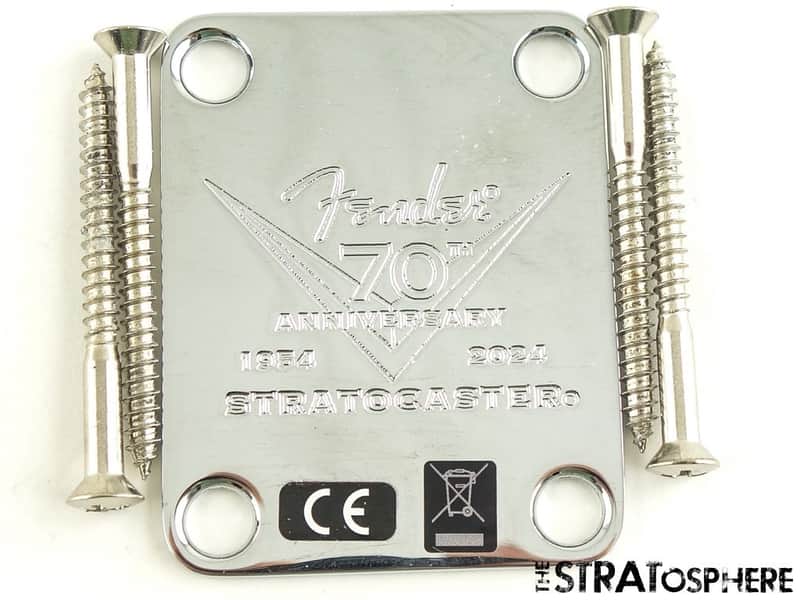 USA Fender Custom Shop 70th Annie 54 Stratocaster American NOS NECK PLATE image 1