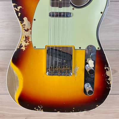 Fender Custom Shop 1960 Telecaster Custom Heavy Relic - Chocolate 3-Tone Sunburst image 1
