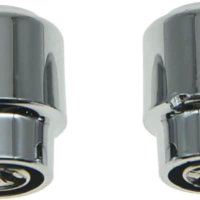 Pack of 2 Plastic Chrome Guitar Barrel Switch Tip 3 Way Pickup Selector Switch Knobs for U.S.or Import Tele/Telecaste image 1
