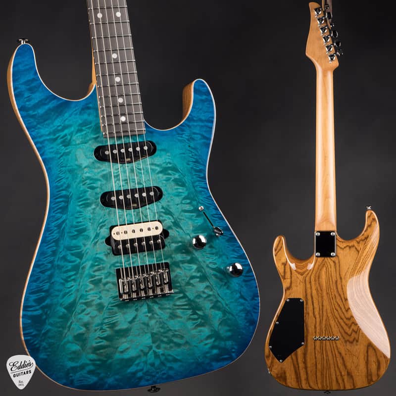 Suhr Standard Roasted - Bahama Blue Burst image 1
