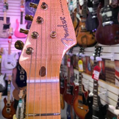 Fender Custom Shop Limited Edition 1954 Hardtail Stratocaster® DLX Closet Classic, 1-Piece Quartersawn Maple Neck Fingerboard - Faded Aged Canary Yellow image 17
