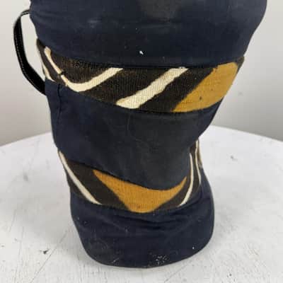 Africa Child Handmade Djembe 9 inch Hand Carved Needs New Skin image 6