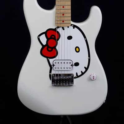 Squier X Hello Kitty Stratocaster 2024 - White image 7