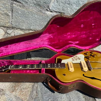 Gibson ES-295 1954 - Gold Finish & Gold Part image 21