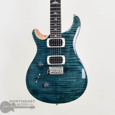 PRS SE Custom 24 Lefty Slate Blue (Natural Back) (s/n: 9249) image 2