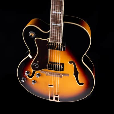 Pre-Owned 2023 Epiphone Broadway Left-Handed Sunburst With Case image 3