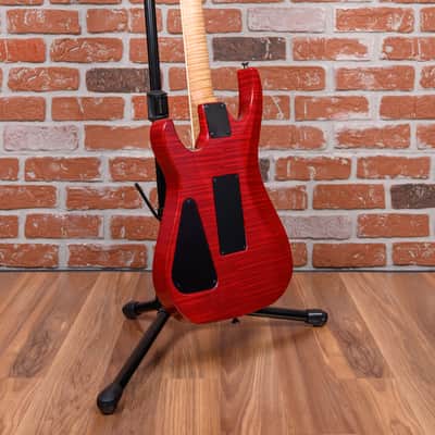 Hamer Californian Custom Flame Maple Top/Back/Neck Transparent Cherry 1988 w/OHSC image 6
