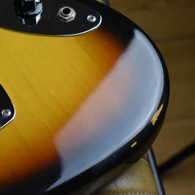 2002 Fender Japan HJG-66KC IV Ikebe Limited Kurt Cobain Signature Jaguar, CIJ, Limited, Offset image 11