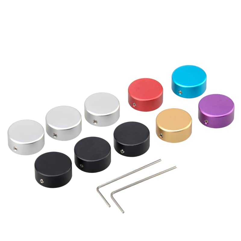 10PCS Standard Footswitch Topper Guitar Pedal Button Cap image 1
