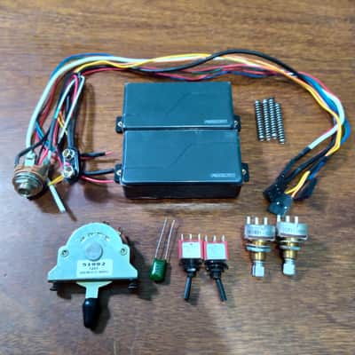 Fishman PRF-MHB-SB2 Fluence Modern Humbucker Active/Passive Pickups Set - Black image 1