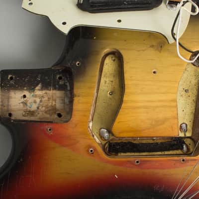 Fender Mustang Solid Body Electric Guitar (1977), ser. #S718693, black tolex hard shell case. image 18