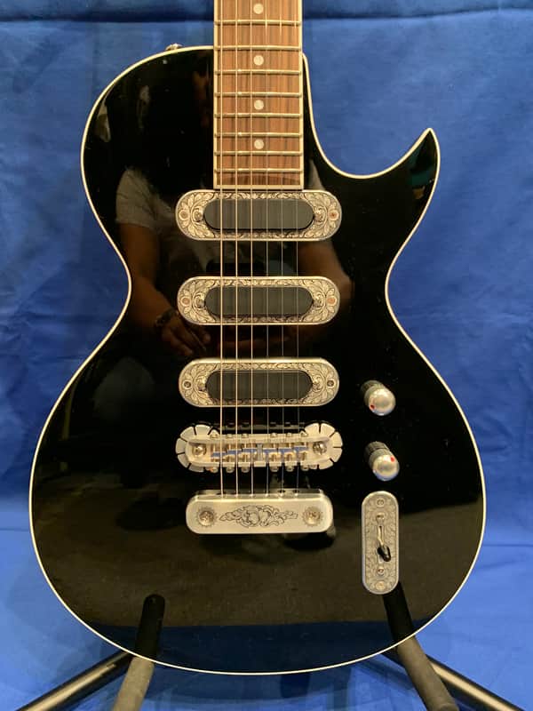 Zemaitis Antanus A22SU Electric Guitar Black Gloss image 1