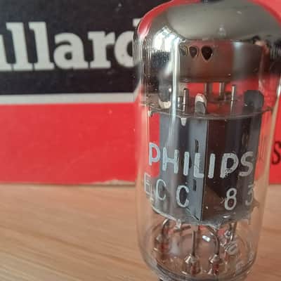 Superb 1970 NOS MULLARD Blackburn ecc83 12ax7 UK I63 Valvo label, extra strong, Orange Hiwatt Marshall Vox image 6