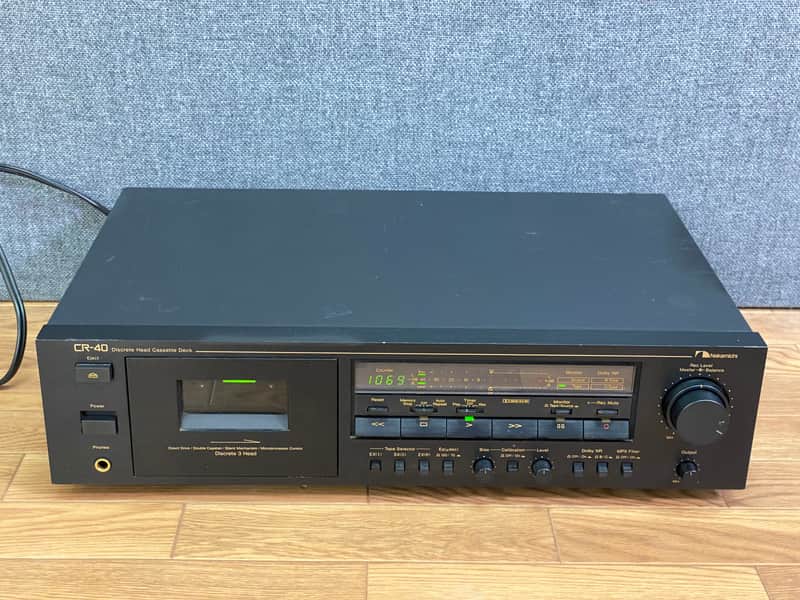 Nakamichi CR-40 Discrete Head Cassette Deck in Excellent Working