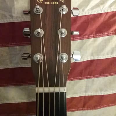 Martin DM Mahogany Dreadnought  2001 Natural *Under-saddle Pickup installed* OHSC image 14