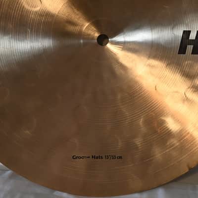 Sabian 13" HHX Groove Hats Pair Natural Finish Hi-Hats image 13