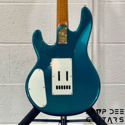 Ernie Ball Music Man Cory Wong StingRay II Deluxe Electric Guitar w/ Case-Pine Green image 12
