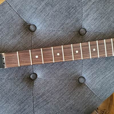kramer Neck NOS Rosewood Left/Reverse Bound Headstock Inlay 12th Fret, Near Mint image 13