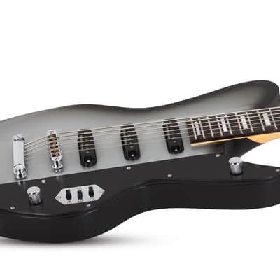 Schecter Robert Smith UltraCure VI Silver Burst Pearl image 3