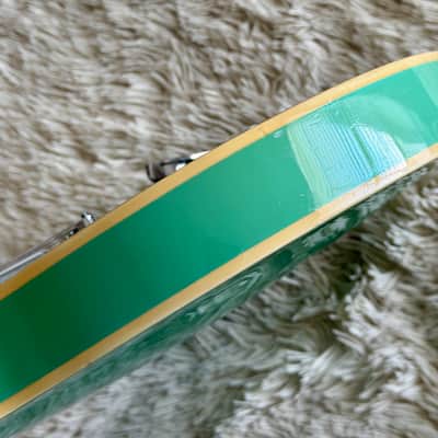 1996 Epiphone Casino Reissue MIK Turquoise Electric Guitar image 14