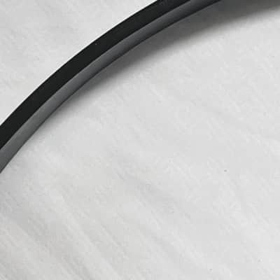 Ludwig P-2259 22" Maple Black Bass Drum Hoop (No Inlay Channel) LRBDH-701-22BLK image 4