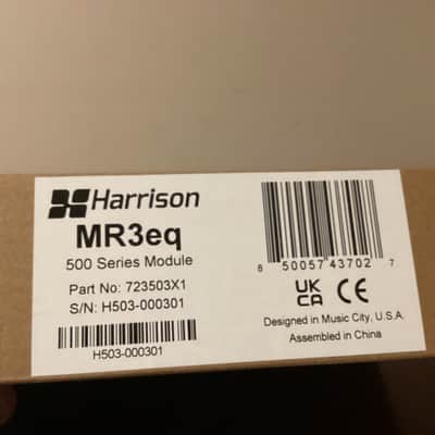 Harrison Audio MR3eq 500 Series Equalizer Module 2024 - Present - Black image 5