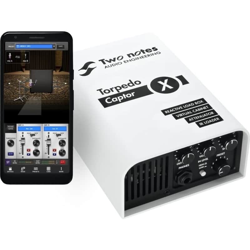 Two Notes Torpedo Captor X Premium Reactive Load Box, DI, and Attenuator, 16 Ohm, Open Box (Like New) image 1