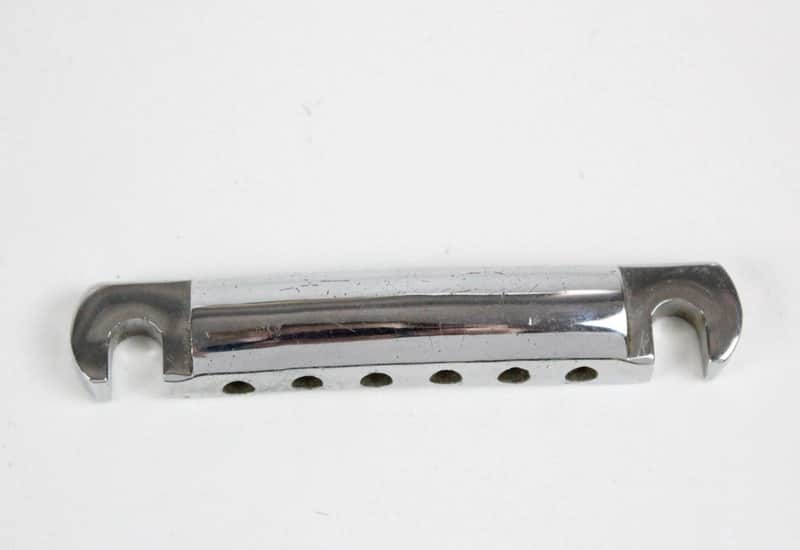 Vintage 1980s Gibson Stop Tailpiece SG/ES/Les Paul Custom/Standard ~CHROME~ image 1