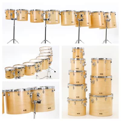 TreeHouse Custom Drums Academy Concert Toms, Large Eight 8-10-12-13-14-15-16-18 image 1
