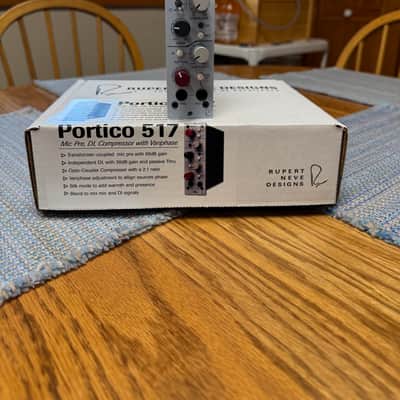Rupert Neve Designs Portico 517 500 Series Mic Pre / Compressor Module 2011 - Present - White image 2