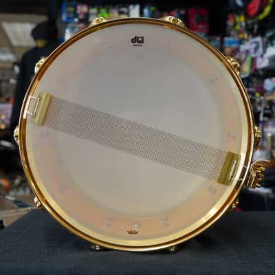DW USA Collector's Series R30 "Starman" Neil Peart Signature Edge 6x14" Icon Snare Drum image 15