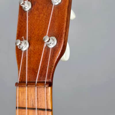 Vintage *RARE* SAM F. CHANG HONOLULU HAWAIIAN KOA 20 3/4” Soprano Ukulele w/Case image 20
