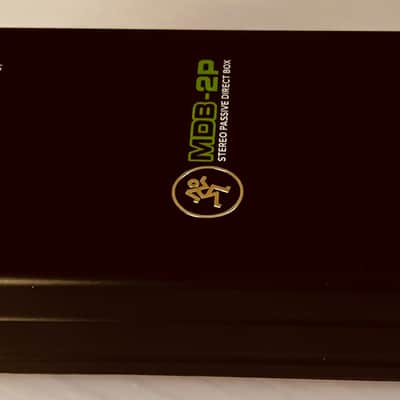 Mackie MDB-2P Stereo Passive Direct Box 2010s - Black image 3