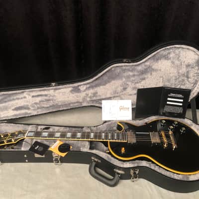 Gibson Limited Edition Les Paul Custom Chambered 2022 Antique Ebony image 10