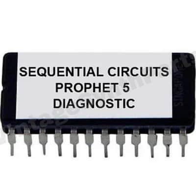 SCI Sequential Circuits Prophet-5 P5 V Debug Diagnostic Test Firmware Rom Eprom