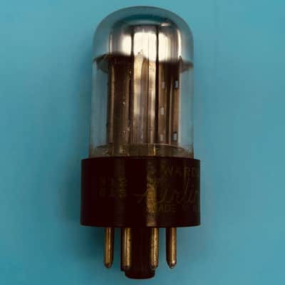 1950s Sylvania 6SN7GTB Vintage Chrome Top Black Plate Airline Preamp Tube! T303 image 3