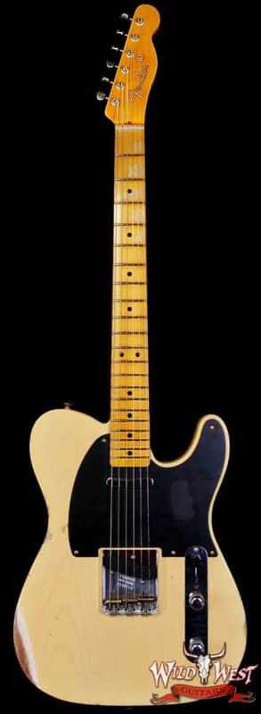 Fender Custom Shop 1951 Nocaster Ash Body Maple Neck Relic Faded Aged Nocaster Blonde 6.75 LBS image 1