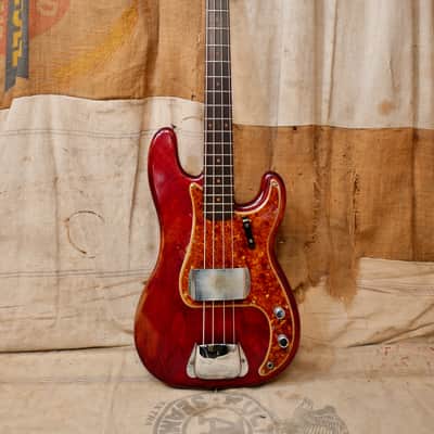 Fender Precision Bass 1960 - Red - Refin image 16