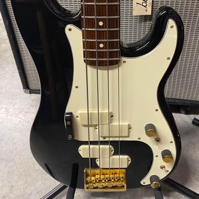 1983 Fender Elite Precision Bass 2- Black - Includes Vintage Hardshell Case image 3